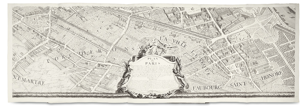(PARIS.) Turgot, Michel-Étienne; and Bretez, Louis. Plan de Paris commencé lannée 1734.